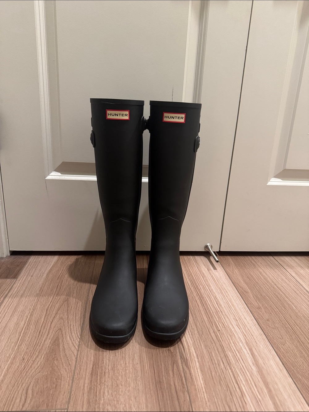 Hunter Black Women's Tall Waterproof Rain Boots